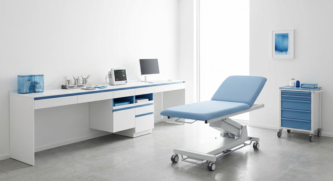 Behandlungszimmer mit moderner Ausstattung