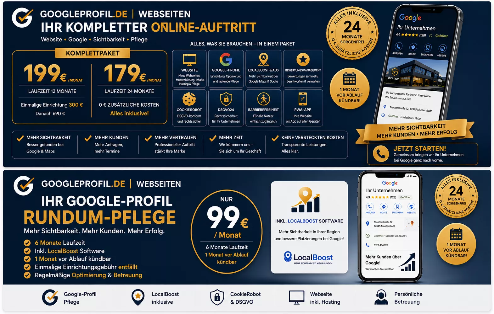 GoogleProfil&Komplett Betreuung